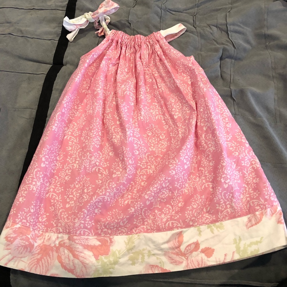3t Sweet Dream Designs pink pillowcase dress